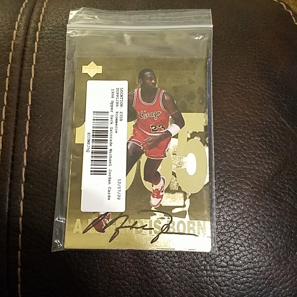 1998 Upper Deck MJ Gatorade cards